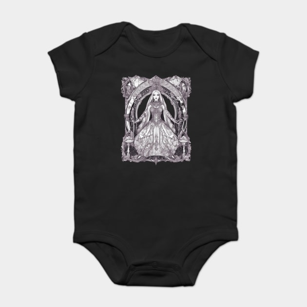 Spiritual Awakening Baby Bodysuit by animegirlnft